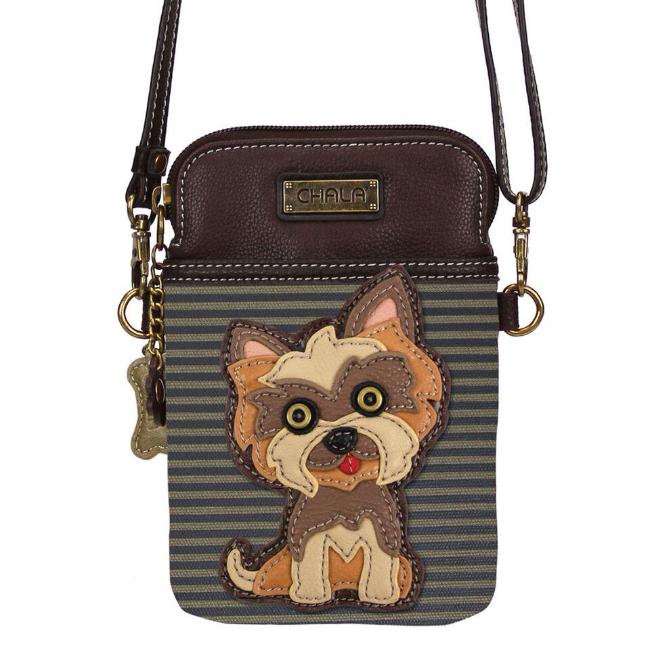 CHALA Crossbody Cell Phone Case - Yorkie - Enchanted Memories, Custom Engraving & Unique Gifts