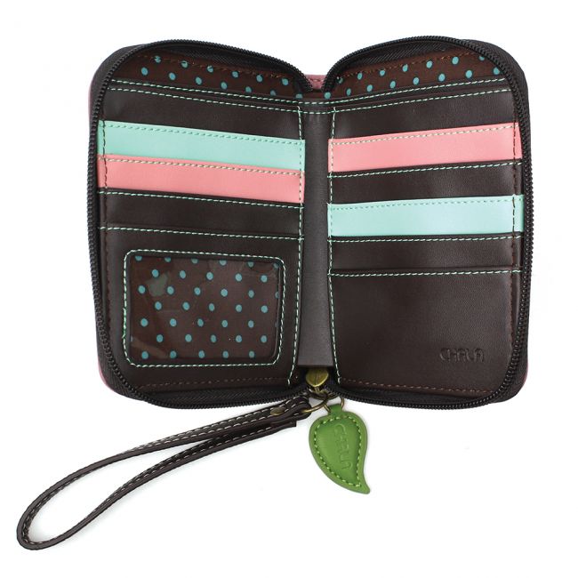 CHALA Pink Rose Wallet - Enchanted Memories, Custom Engraving & Unique Gifts