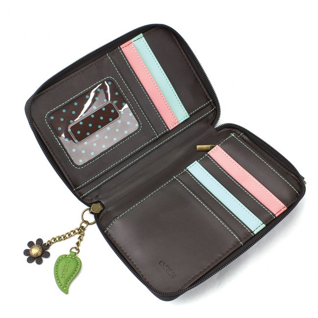 CHALA Crossbody Cell Phone Case/Wallet - Rose - Enchanted Memories, Custom Engraving & Unique Gifts