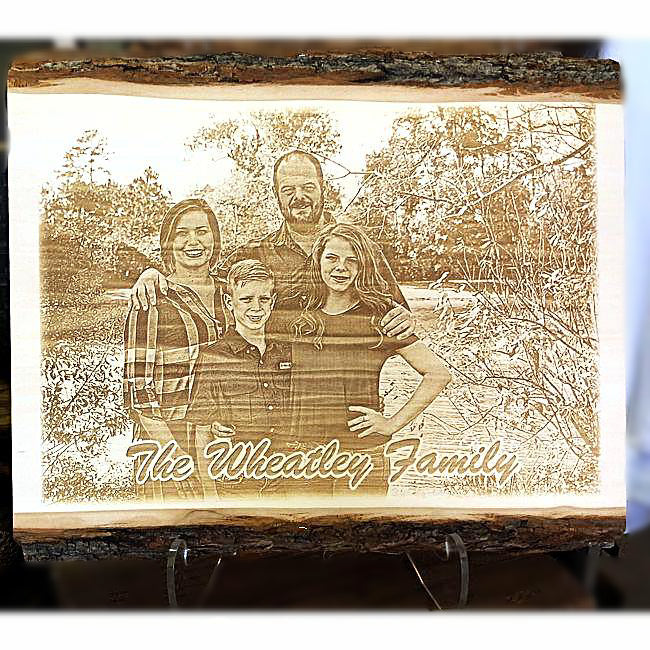 Custom engraved family photo plaque etched with your favorite picture. One of a kind unique gifts for family. - Enchanted Memories, Custom Engraving & Unique Gifts