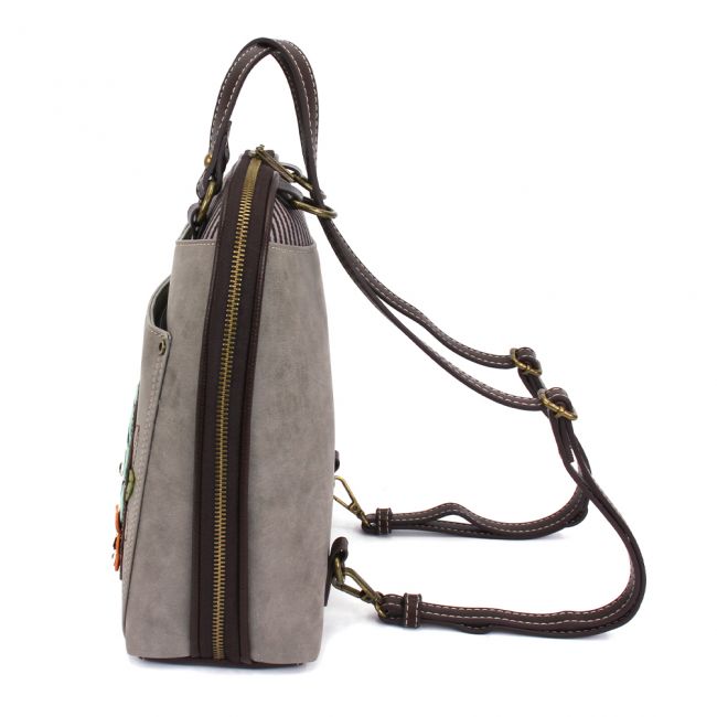 Chala Backpack with Daisy Flower. A beautiful, functional gift for lovers of spring and flowers.