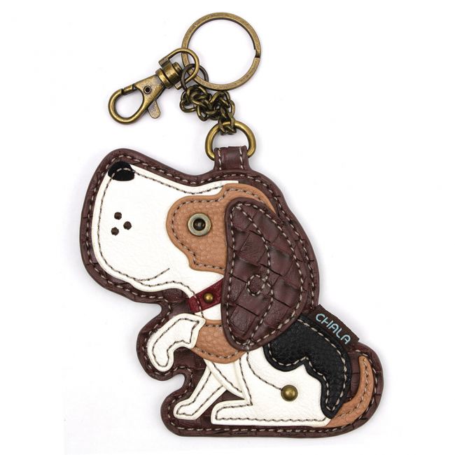 CHALA Beagle Dog Keyfob Purse Charm Coin Purse Dog Lovers Gift | Enchanted Memories