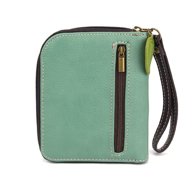 CHALA Cat Wallet Zip Around Wristlet Billfold Back Side | Enchanted Memories