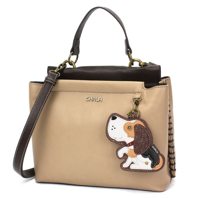 CHALA Beagle Dog Charming Satchel Handbag dog lovers purse