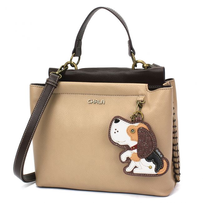 CHALA Beagle Dog Charming Satchel Handbag dog lovers purse 