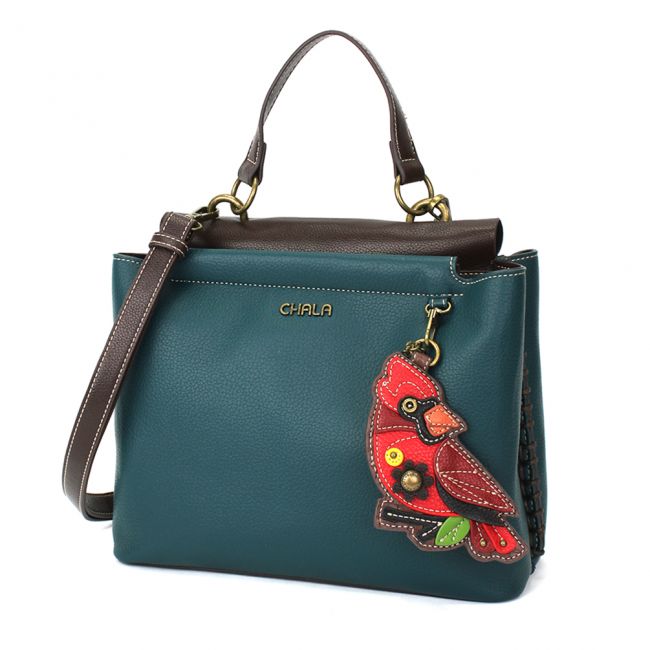 CHALA Charming Satchel Cardinal handbag purse is perfect for all bird lovers and is the perfect gift for those in search for the perfect shoulder bag