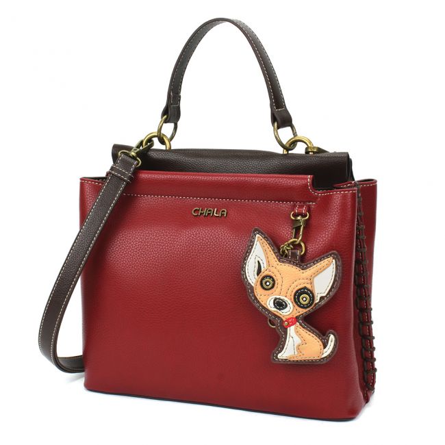 CHALA Charming Satchel Chihuahua Lovers Purse the perfect handbag gift for all dog and chihuahua lovers