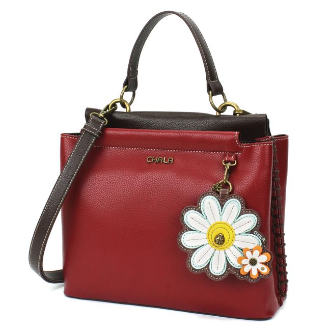 Chala Charming Satchel Purse with Daisy is the most adorable handbag you'll ever own!