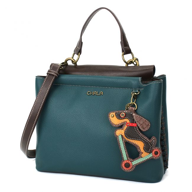 CHALA Charming Satchel Dachshund Lovers Handbag perfect purse for Dachshund lovers