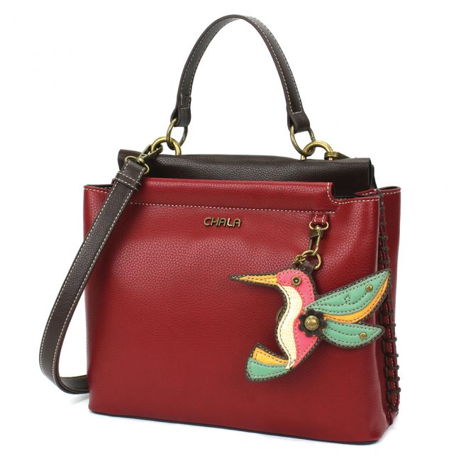CHALA Charming Satchel Hummingbird Handbag is the perfect for bird and nature lovers.