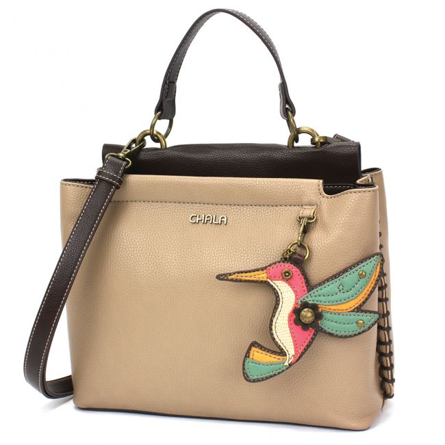 CHALA Charming Satchel Hummingbird Handbag is the perfect for bird and nature lovers.