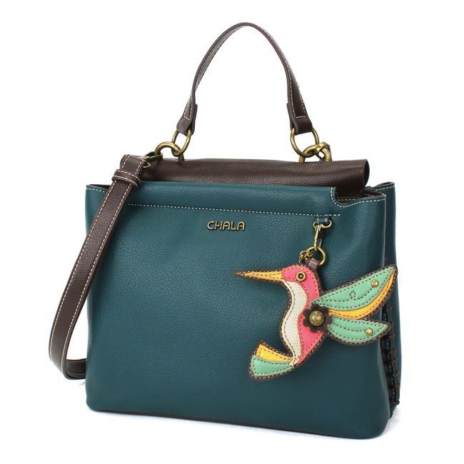 CHALA Charming Satchel Hummingbird Handbag is the perfect for bird and nature lovers.