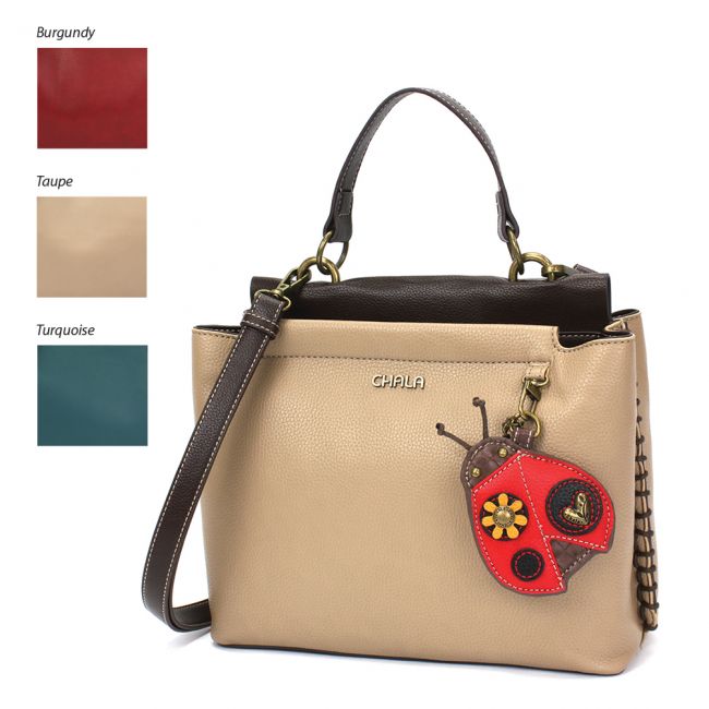 CHALA Charming Satchel Ladybug Purse is the perfect purse for all lovers of nature and ladybugs