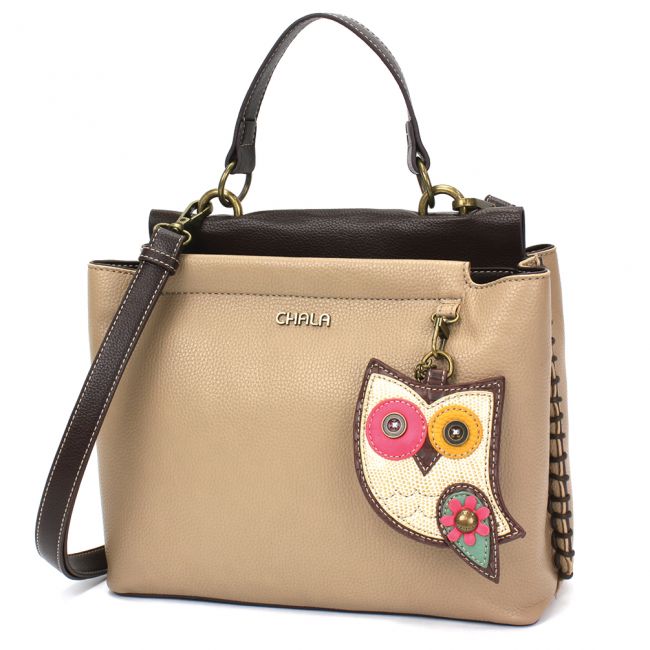 Chala Charming Satchel Owl Second Generation is the most adorable animal themed handbag you'll ever own.