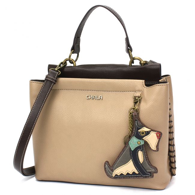 CHALA Charming Satchel Schnauzer Handbag dog lovers purse for animal lovers