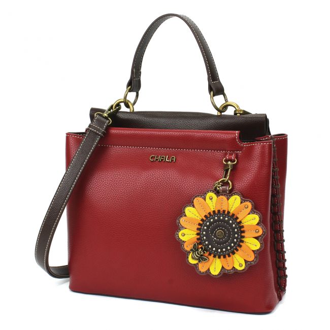 Adorable CHALA Handbag with Sunflower is the perfect gift for lovers of sunflowers or nature. CHALA Sunflower Purse makes a wonderful present for any occasion.
