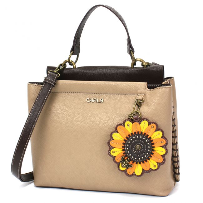 Adorable CHALA Handbag with Sunflower is the perfect gift for lovers of sunflowers or nature. CHALA Sunflower Purse makes a wonderful present for any occasion.