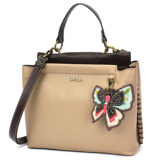 Chala Charming Satchel Handbag with an adorable butterfly is the most adorable purse you'll ever carry.