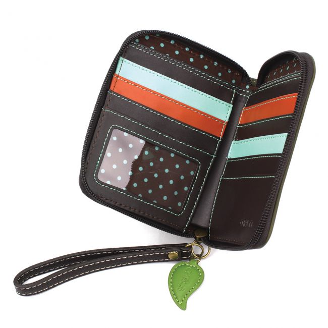 CHALA Owl Zip Around Wallet - The cutest wallet you'll ever own. Perfect for owl, animal and nature lovers.