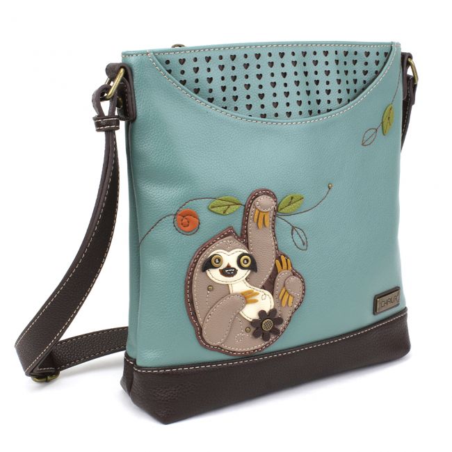 Chala Sweet Messenger Sloth - the most adore purse you will ever own. Sloth lovers handbag just perfect for any sloth lover you know.
