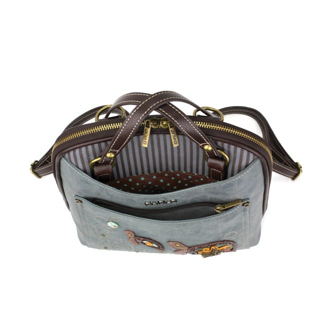 CHALA Turtle Backpack Handbag Purse, perfect for the ocean and sea lovers, adorn with momma and baby turtle to love