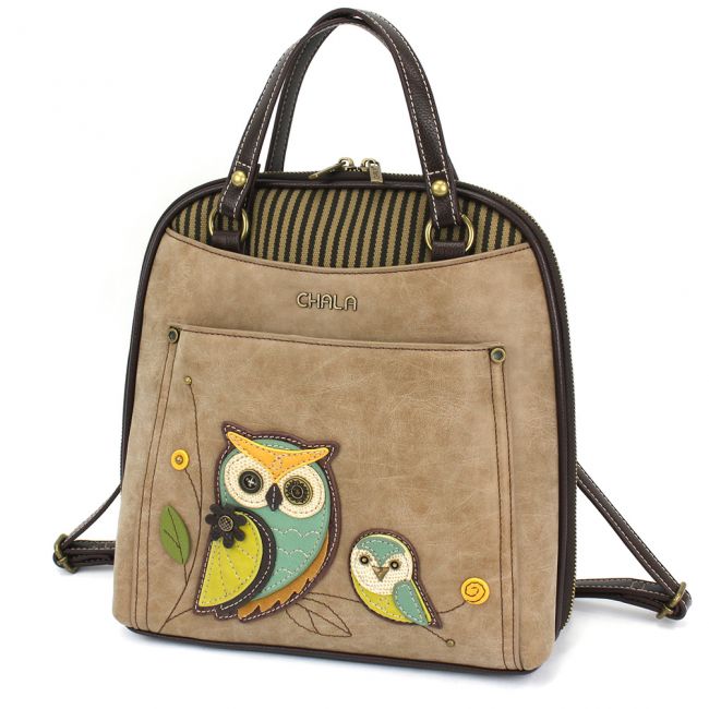 Chala Owl Backpack is the perfect gift for owl lovers. This shoulder bag backpack is quite versatile and the most adorable backpack you'll ever own.