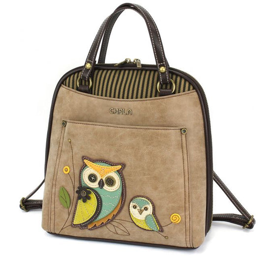 Chala Owl Backpack is the perfect gift for owl lovers. This shoulder bag backpack is quite versatile and the most adorable backpack you'll ever own.