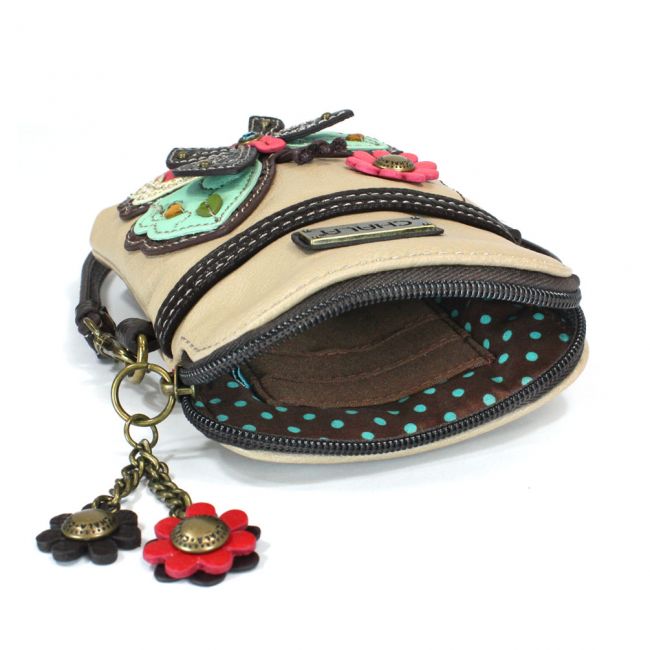 Chala Butterfly Cellphone Ivory Butterfly Crossbody or Wristlet - the cutest cellphone case you will ever own. The perfect gift for butterfly and nature lovers.
