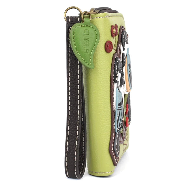 Our Chala Chickadee Zip Around Wallet Wristlet is the perfect gift for bird lovers.