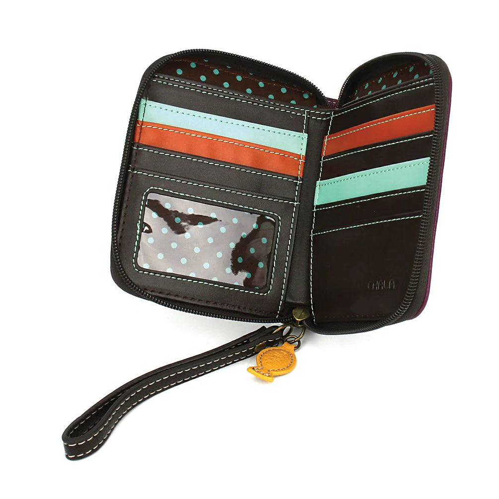 Chala Tabby Cat Wallet with zipper is the perfect gift for cat lovers.