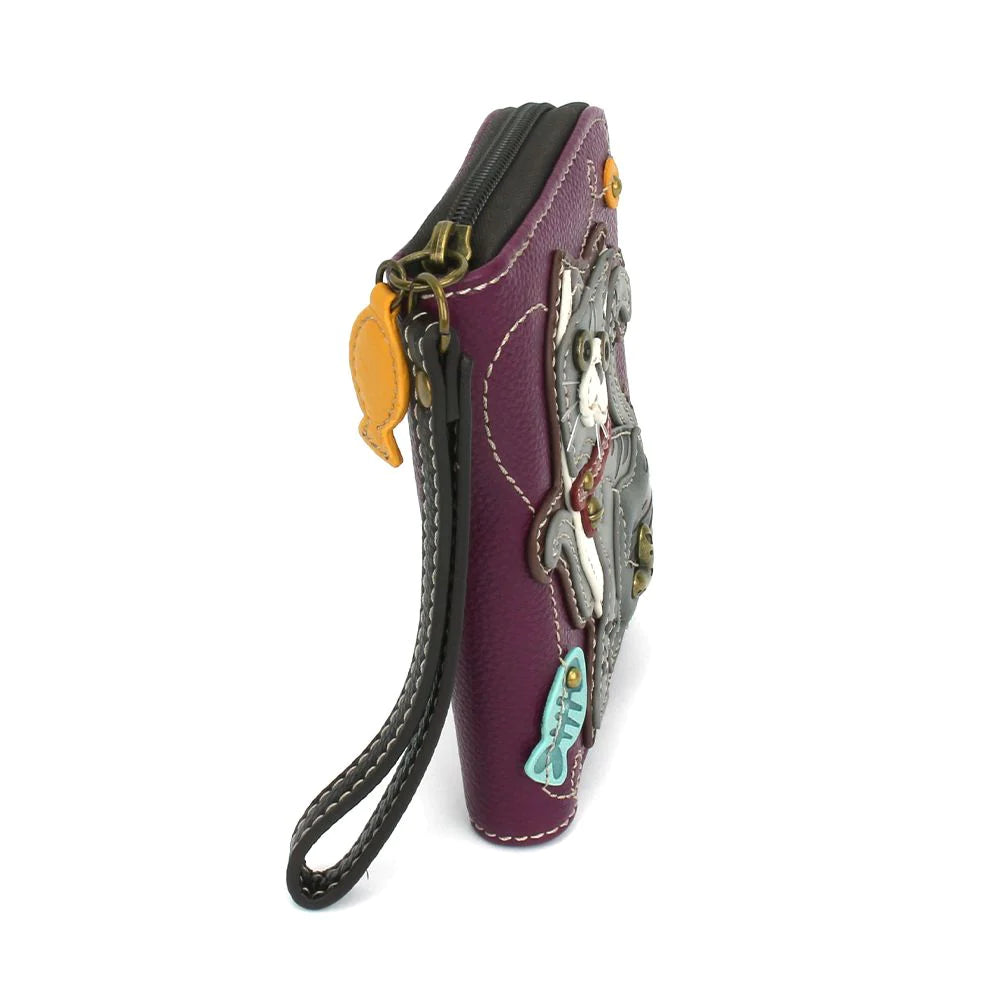 Chala Tabby Cat Wallet with zipper is the perfect gift for cat lovers.