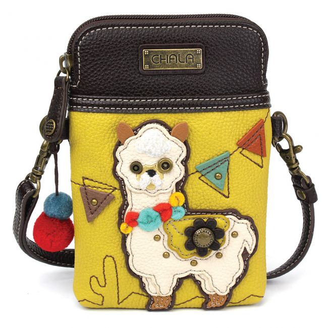 Chala Llama Cellphone Case Mustard Yellow - the most adorable cellphone case you'll ever own. The perfect gift for llama lovers!