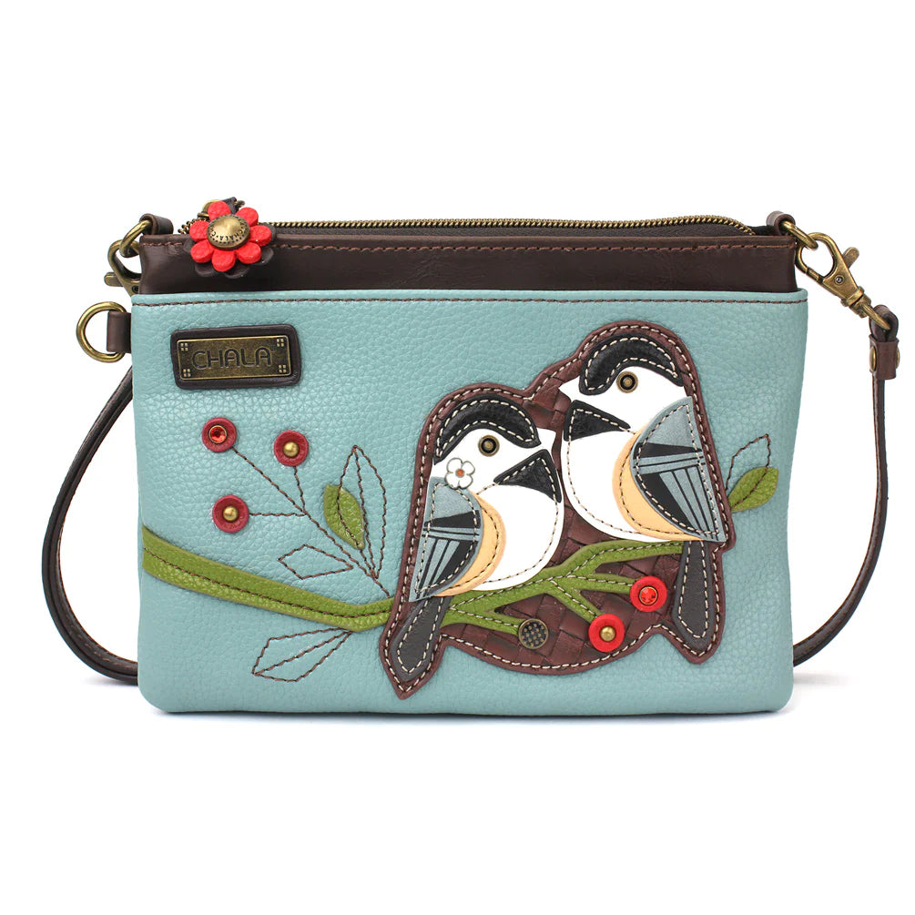 Our Chala Chickadee Mini Crossbody is the most adorable shoulder bag you'll ever own. It's perfect for bird lovers of all ages!