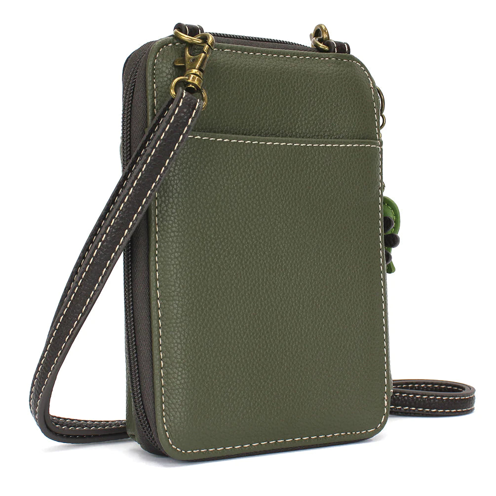 Our Chala Monarch Crossbody Wallet Cellphone Case is perfect for butterfly and nature lovers. A beautiful monarch butterfly adorns the front of this fabulous wallet crossbody and there's even room for your cellphone!