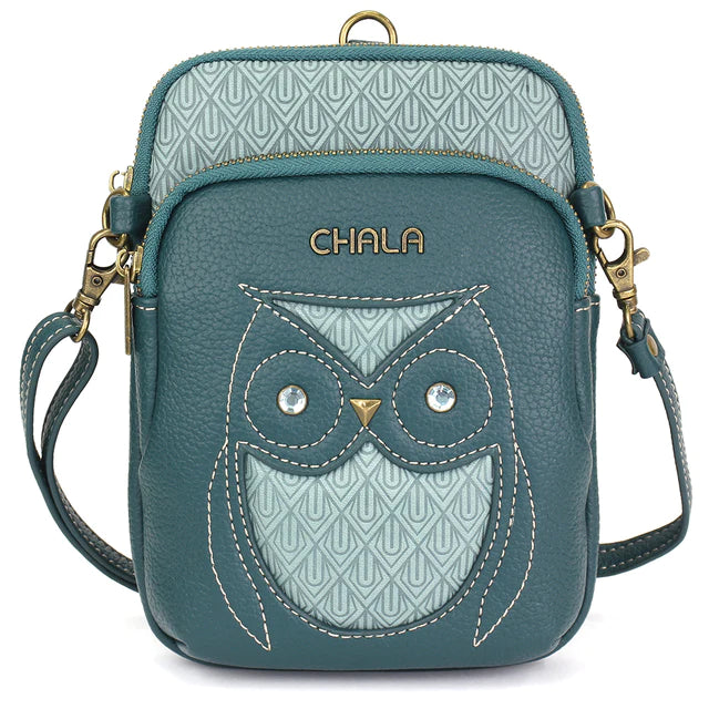 CHALA Crossbody Cell Phone Case Wallet - Owl
