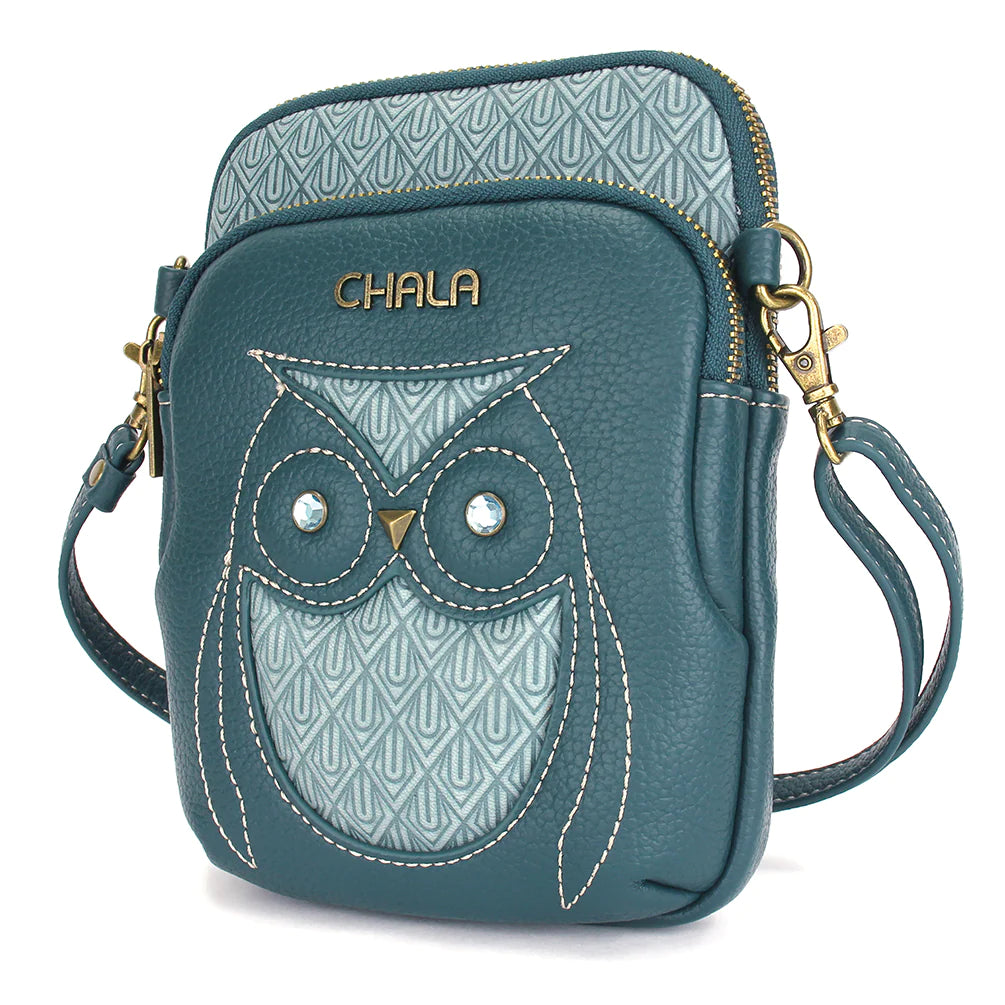 Chala Uni Owl Cellphone Purse is perfect for owl bird and nature lovers.