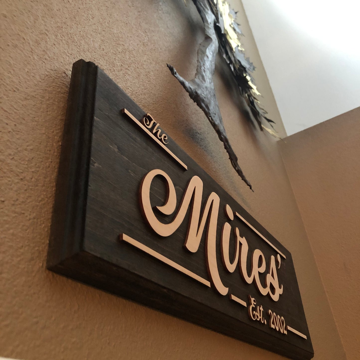 Custom Family Name Sign