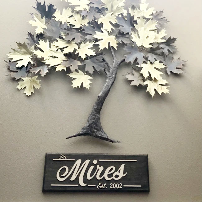 Custom Family Name Sign