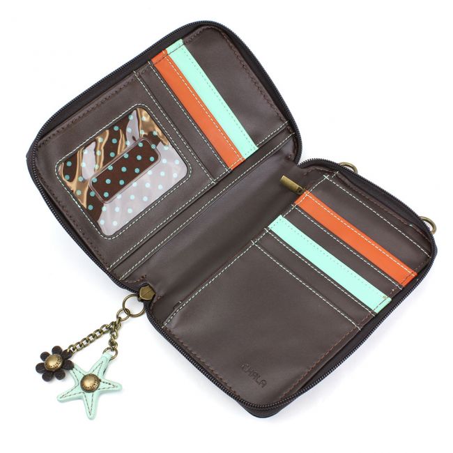 CHALA Crossbody Cell Phone Case/Wallet - Sea Turtle - Enchanted Memories, Custom Engraving & Unique Gifts