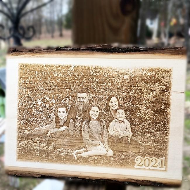 Engraved Wooden Family Photo Plaques the perfect way to make your memories last a lifetime! - Enchanted Memories, Custom Engraving & Unique Gifts
