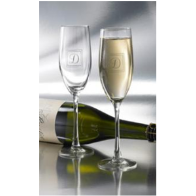 Personalized Anniversary Champagne Flutes-Buy Glasses