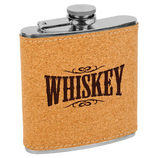 Personalized Cork Flask - Enchanted Memories, Custom Engraving & Unique Gifts