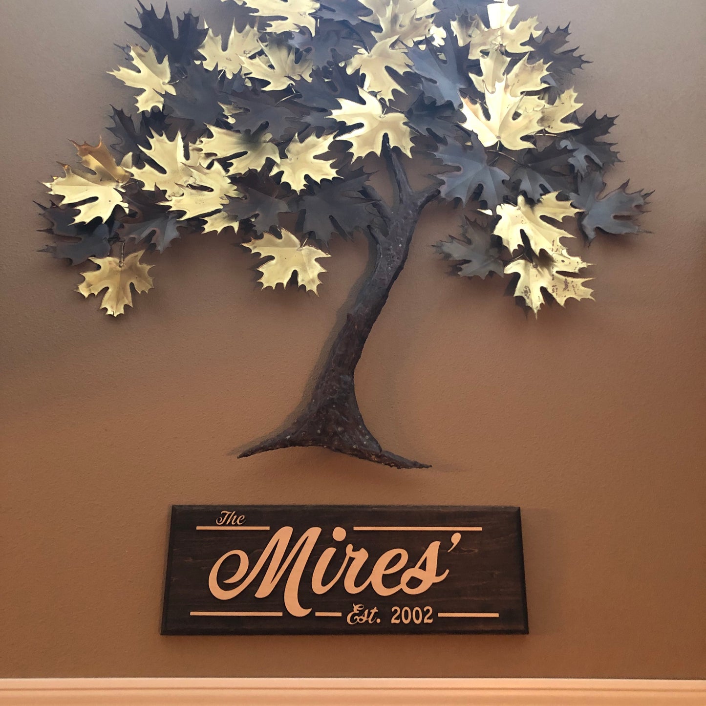 Custom Family Name Sign