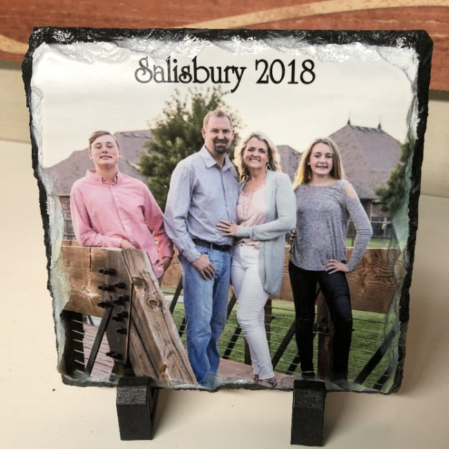 Natural Slate Family Photo Plaques - Enchanted Memories, Custom Engraving & Unique GiftsCustom Natural Slate Family Photo Plaques - Enchanted Memories, Custom Engraving & Unique Gifts