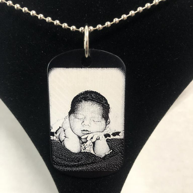 Personalized Photo Keepsake Necklace Pendant with my own picture | Enchanted Memories, Custom Engraving & Unique Gifts