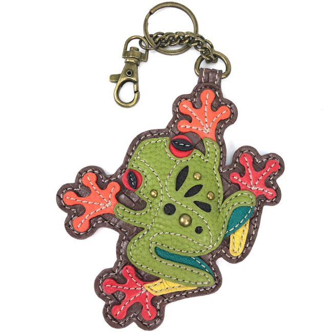 CHALA Frog Key Fob, Coin Purse, Purse Charm - Enchanted Memories, Custom Engraving & Unique Gifts