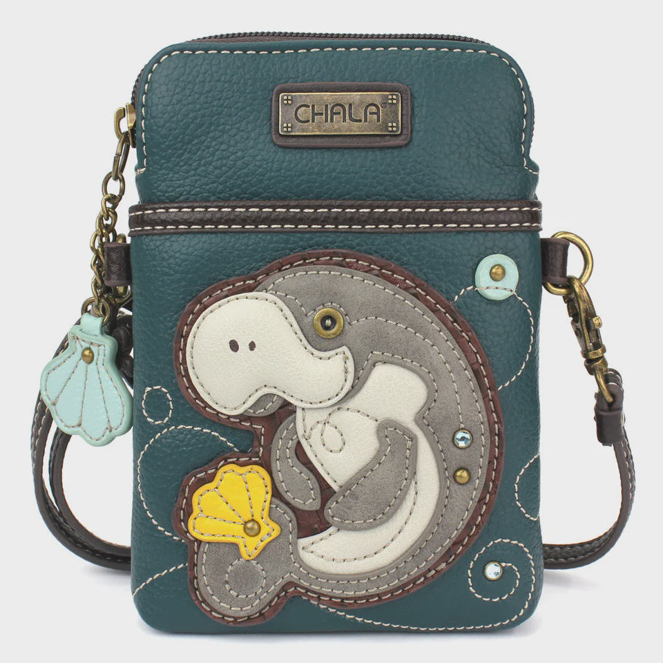 CHALA Crossbody Cell Phone Case - Manatee