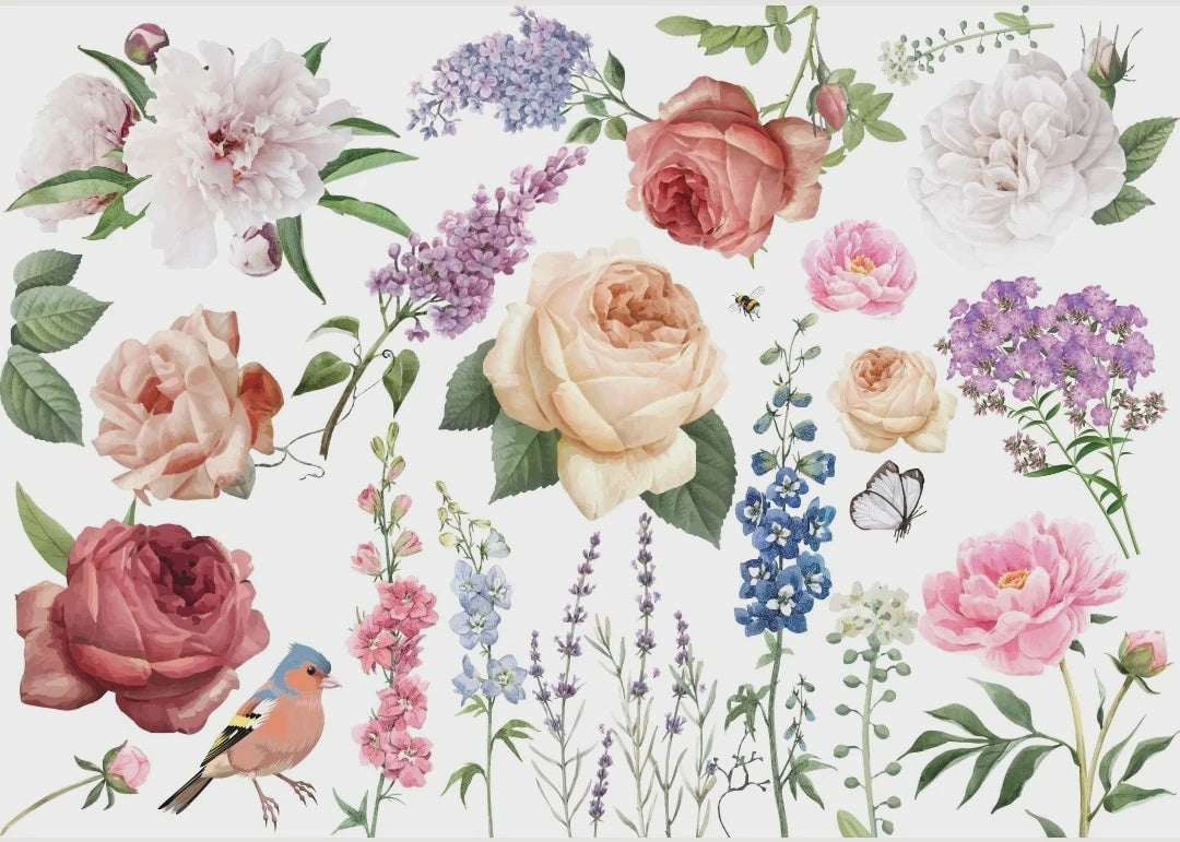 Mint By Michelle - Fanciful Garden Transfer