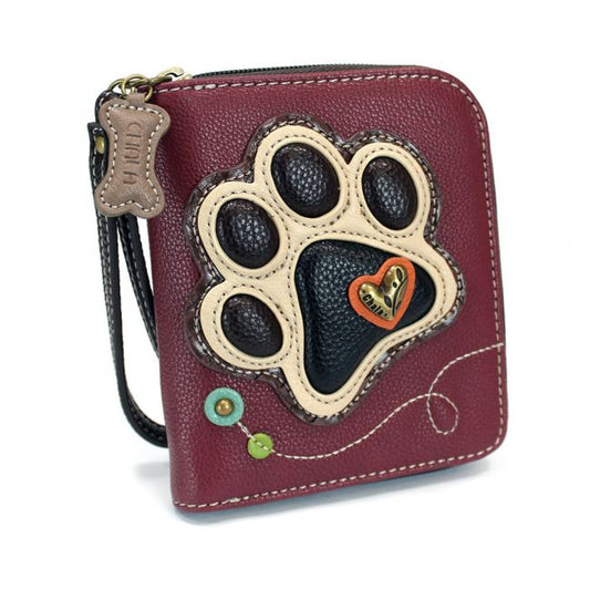 CHALA Paw Print Ivory Wallet - Enchanted Memories, Custom Engraving & Unique Gifts