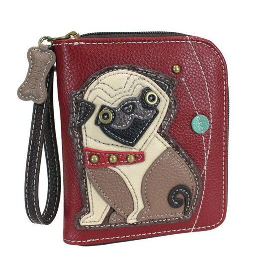 CHALA Pug Wallet - Enchanted Memories, Custom Engraving & Unique Gifts
